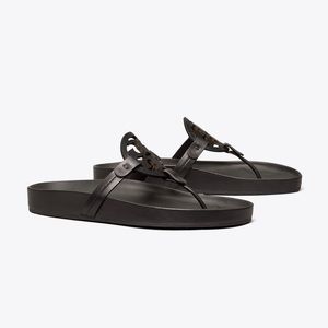 Tory Burch Miller Cloud Black sandals Size 8.  Never worn